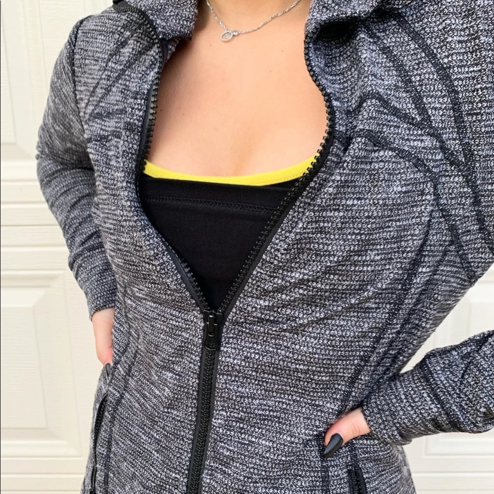 Long Sleeve LuluLemon Grey Zip Up